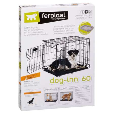 Клетка для собак Ferplast Dog-inn 60 Черная