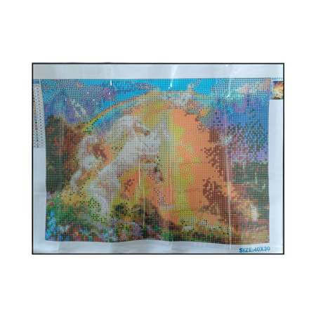 Алмазная мозаика Seichi Единороги 30х40 см