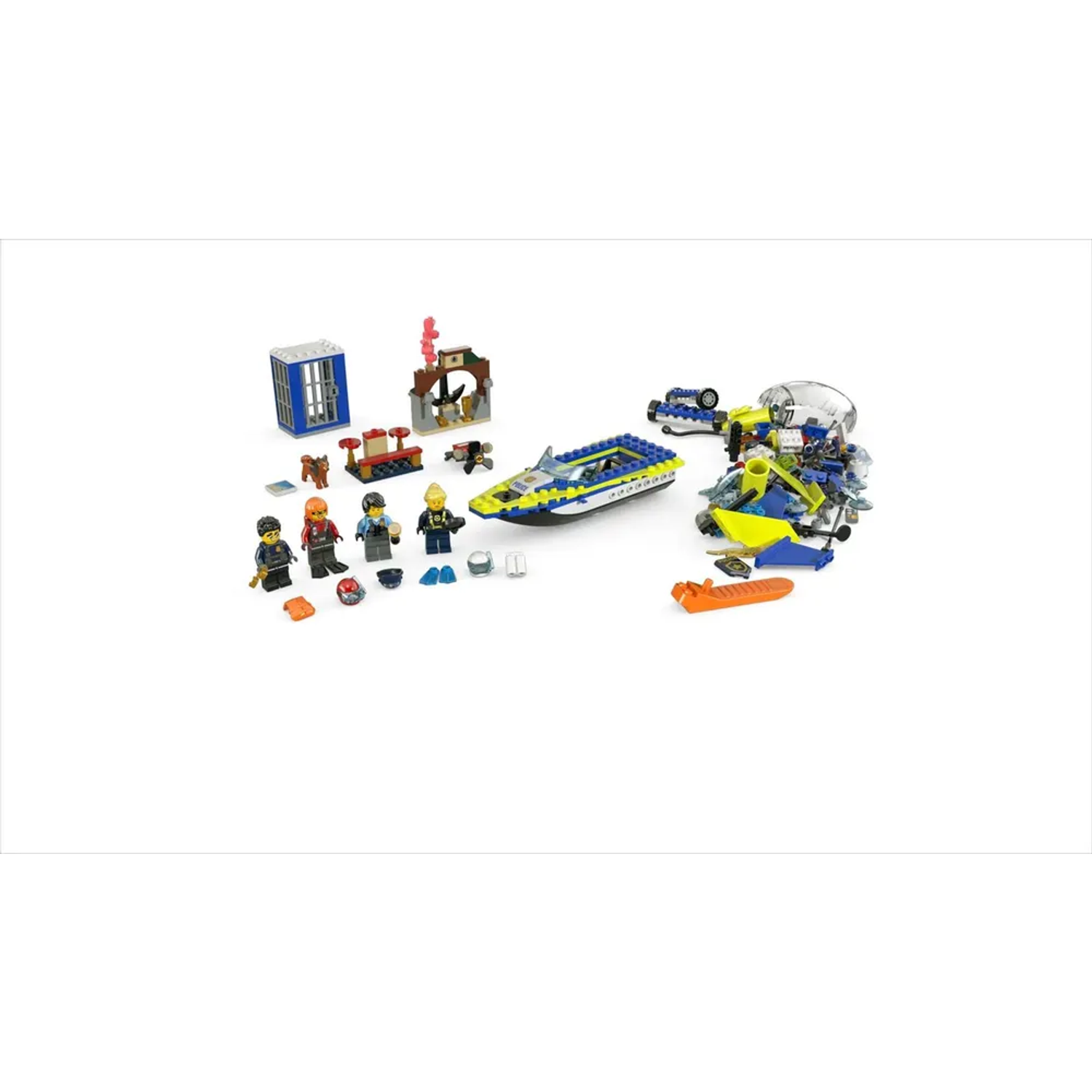Конструктор LEGO City Детективные миссии водной полиции 60355 - фото 4