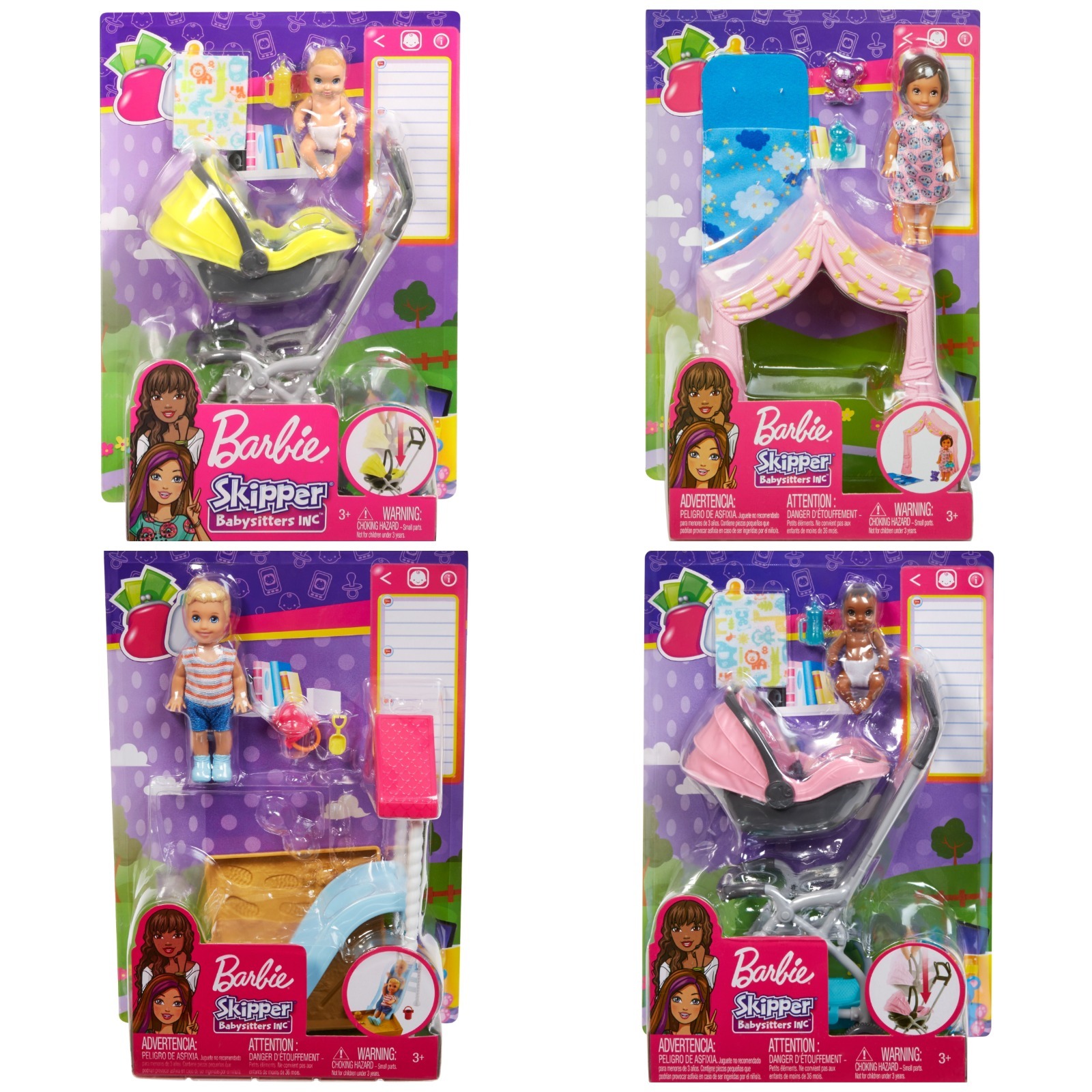 Набор игровой Barbie Игра с малышом в ассортименте FXG94 купить по цене 399  ₽ в интернет-магазине Детский мир