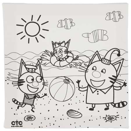 Холст для росписи Multiart Три кота
