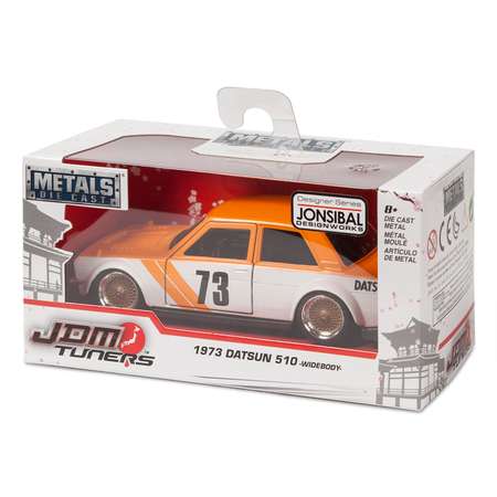 Машинка Jada 1:32 1973 Datsun 510-Wide Body-Free Rolling