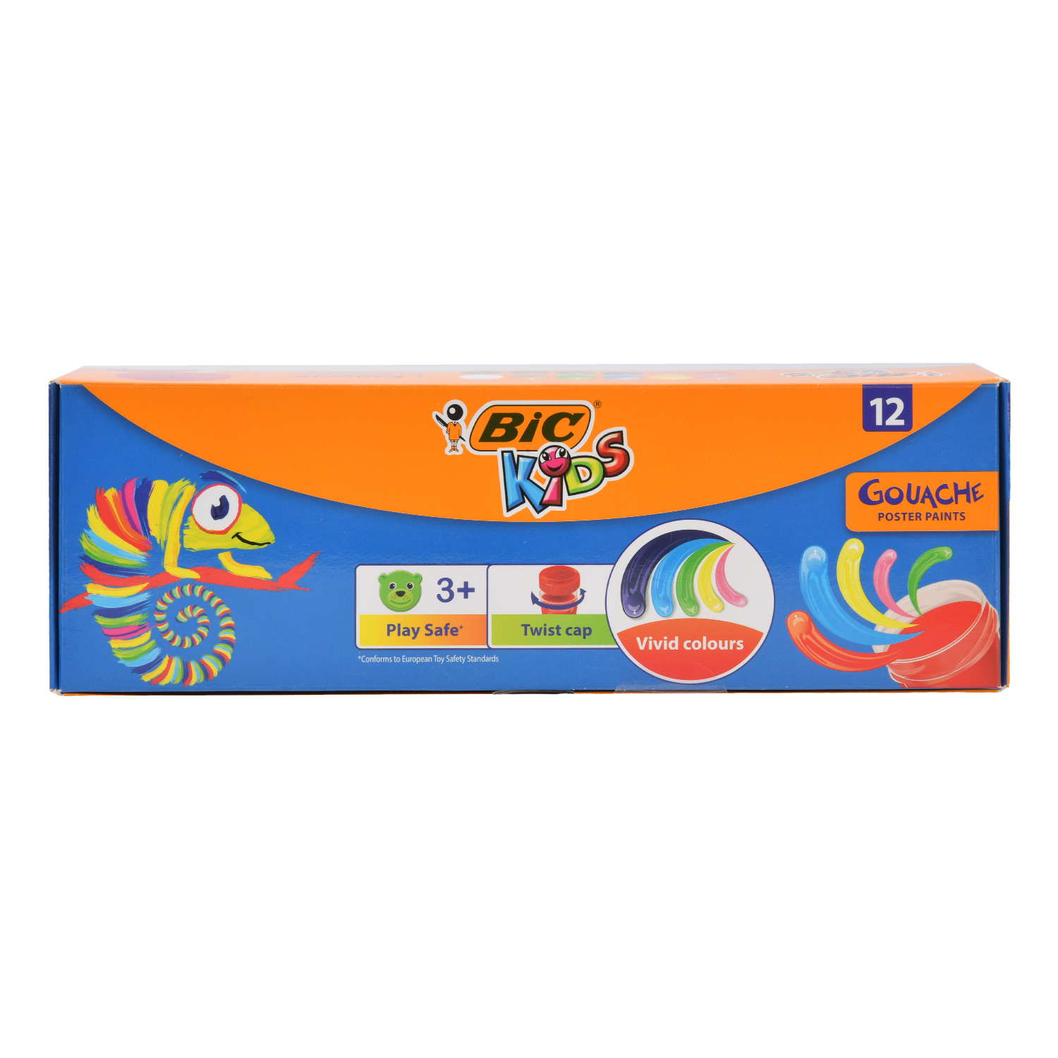 Гуашь BIC Kids 12цв - фото 6