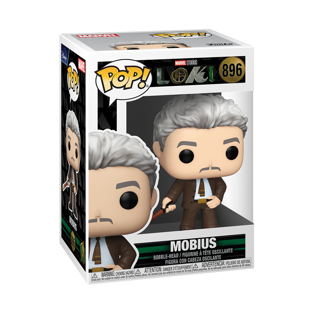 Фигурка Funko POP Marvel Loki Мобиус Mobius из сериала Локи - фото 1