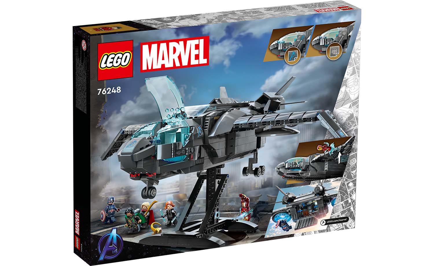 Конструктор LEGO Super Heroes «Квинджет Мстителей» 795 деталей 76248 - фото 12