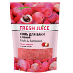 Соль для ванн Fresh Juice МП  Личи и Рамбутан 500г