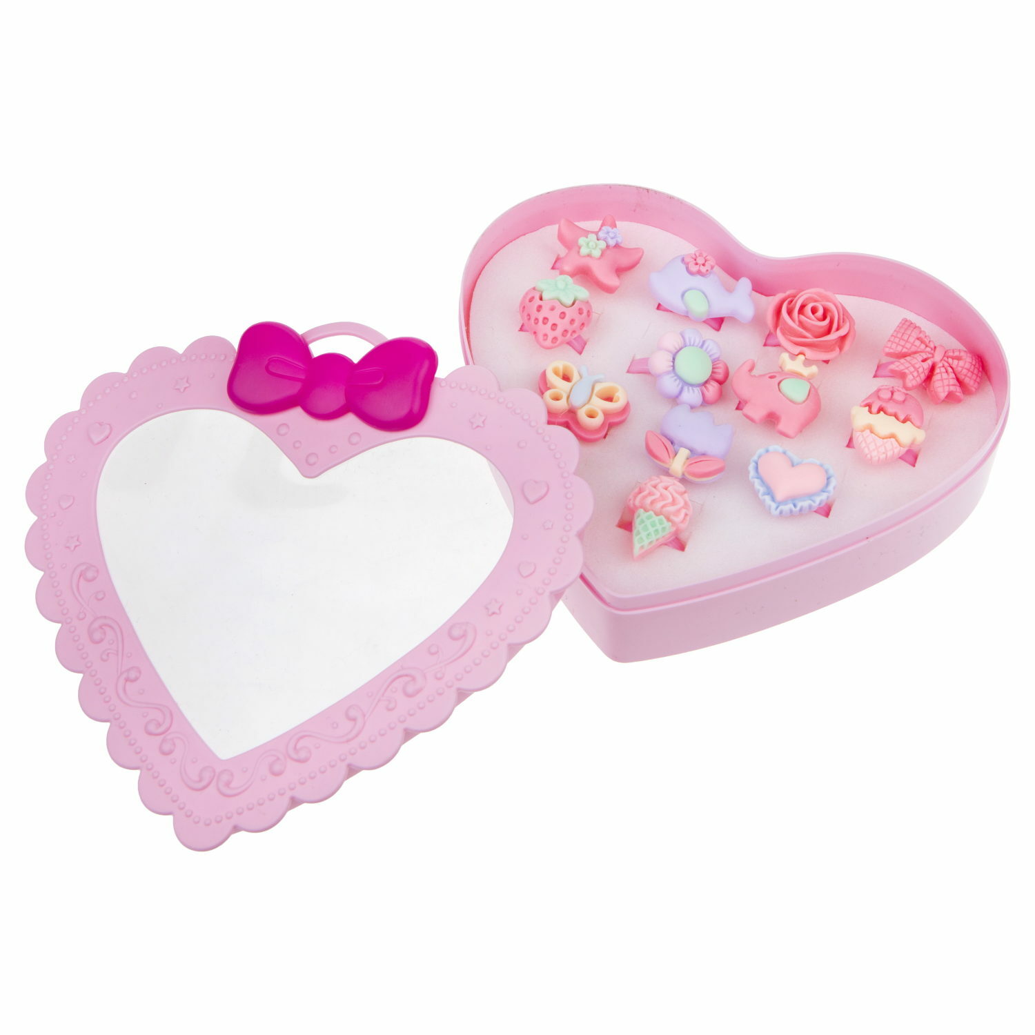 Набор бижутерии 1TOY Sweet heart Bijou 12 колец пастельные тона - фото 4