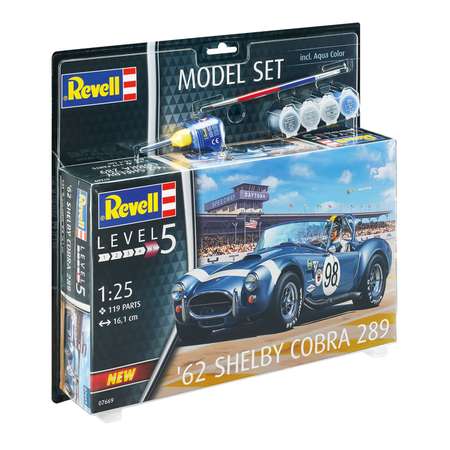 Сборная модель Revell Британский спортивный автомобиль AC Cobra 289