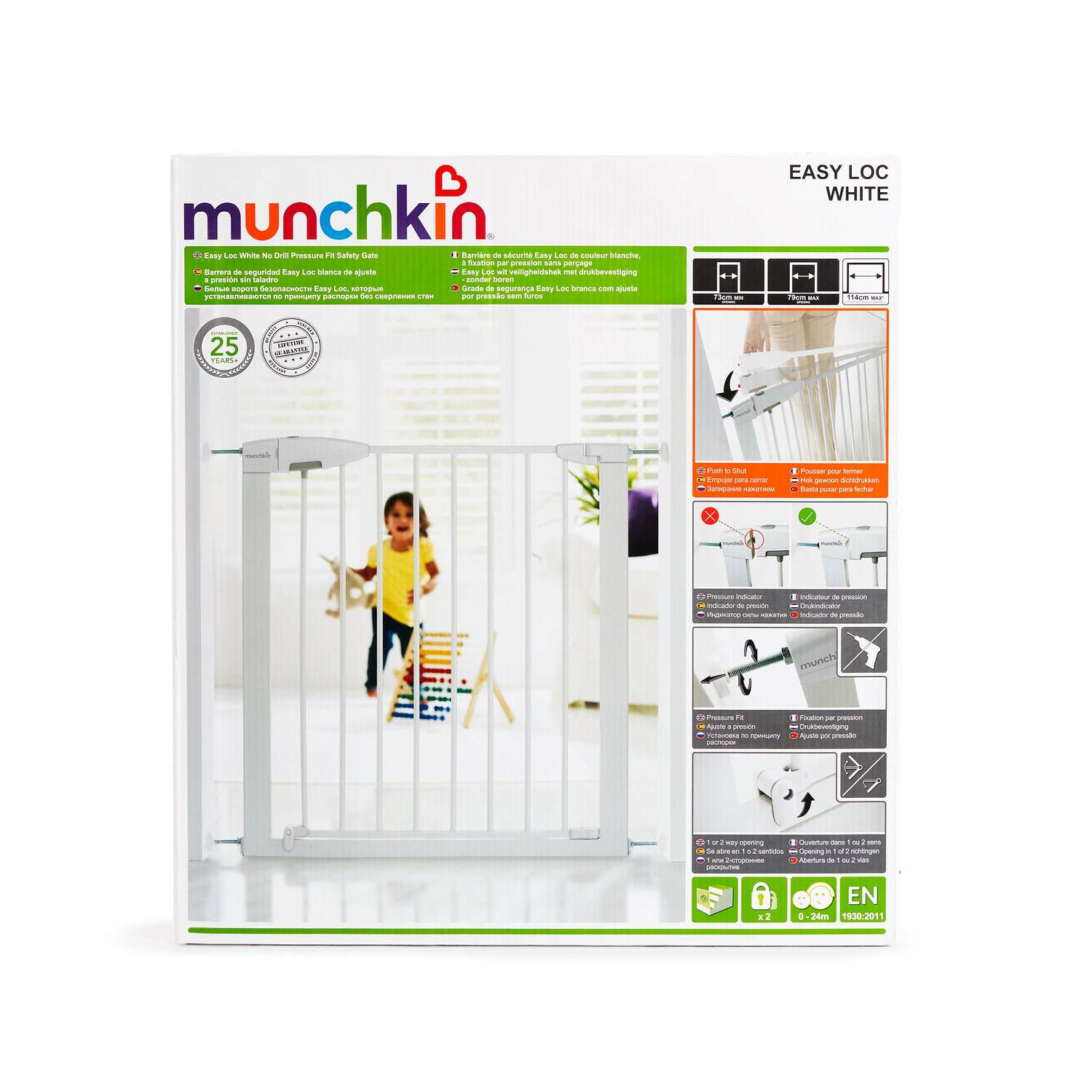 Ворота безопасности Munchkin MCK Easy Lock White - фото 5