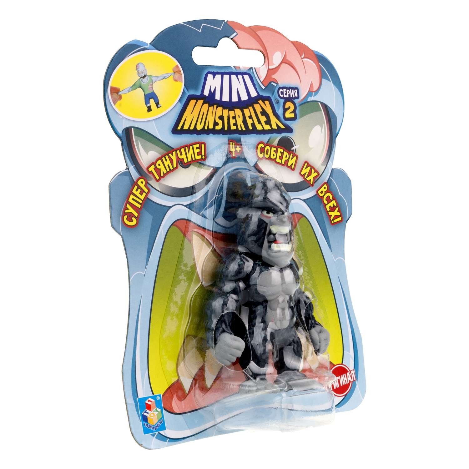 Игрушка тягун 1Toy Monster Flex Mini 2 в ассортименте Т23838 - фото 47