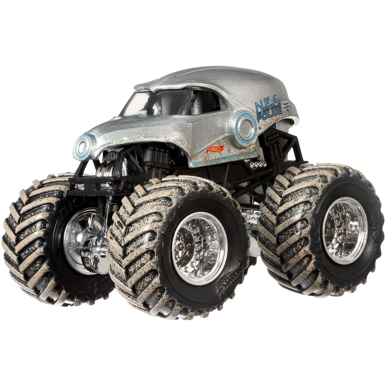 Полицейская машина Hot Wheels 1:64 серый 21572 - фото 5
