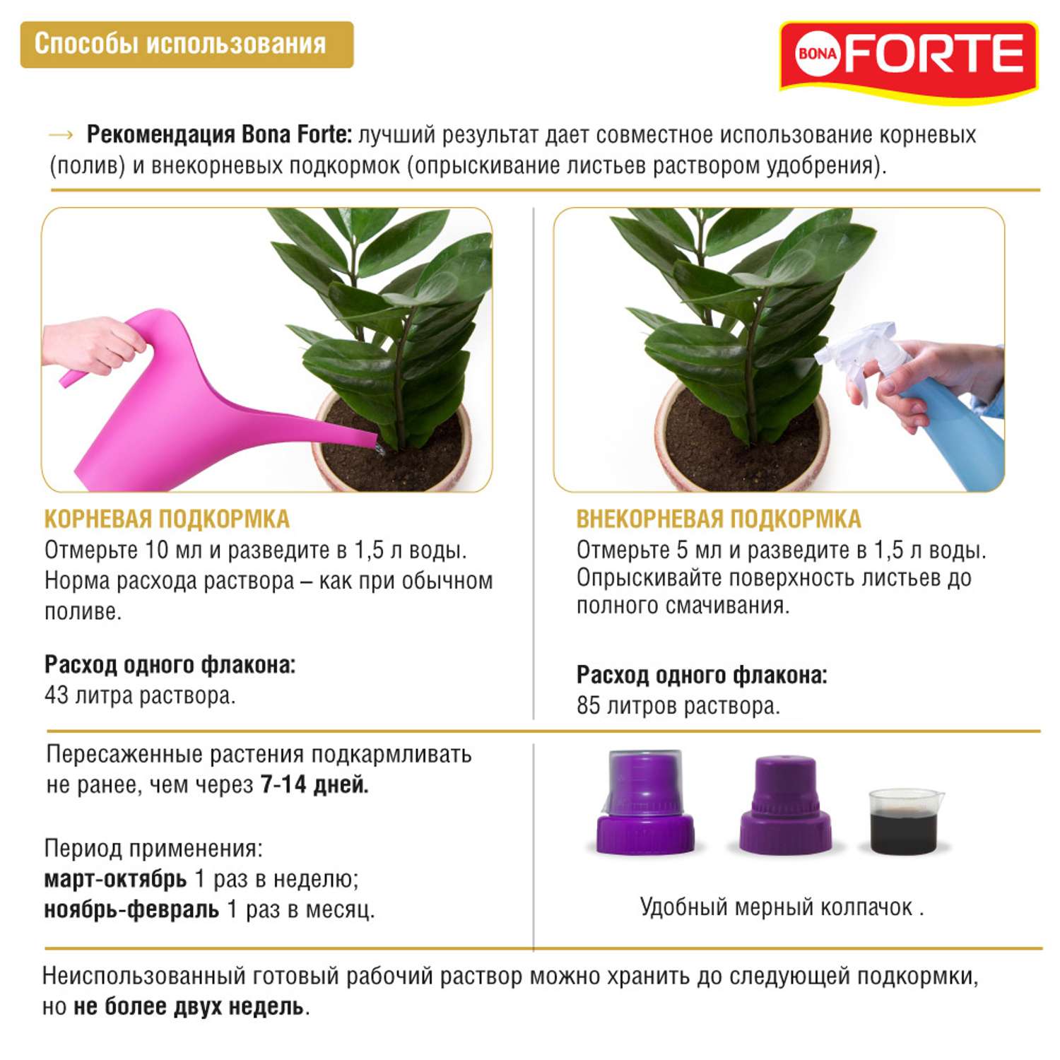 Жидкое удобрение Bona Forte Здоровье Для декоративно-лиственных растений 285 мл - фото 3