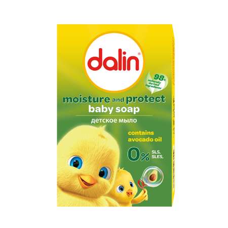 Детское твердое мыло Dalin Увлажнение и защита 100 г
