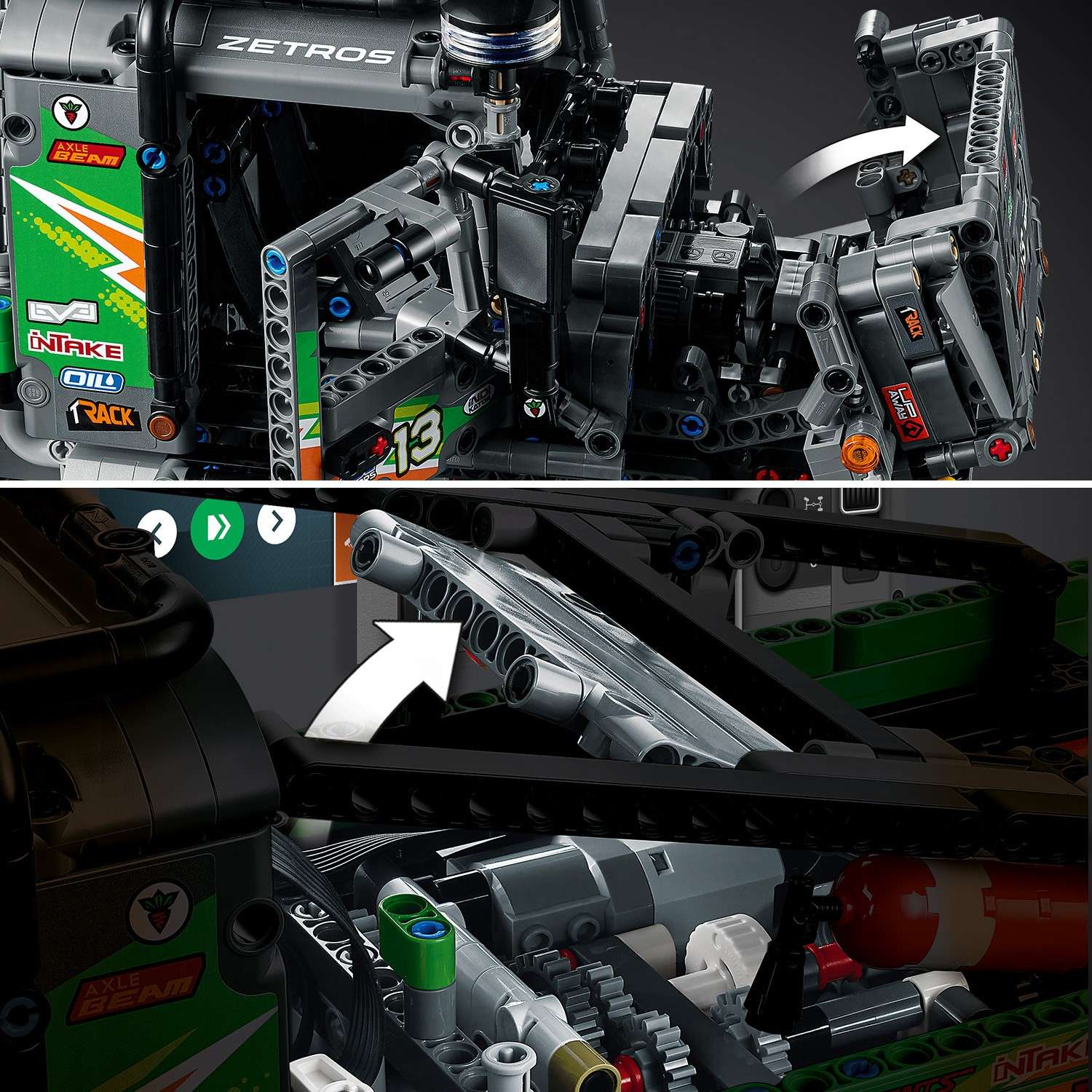Конструктор LEGO Technic Полноприводный грузовик-внедорожник Mercedes-Benz Zetros 42129 - фото 10