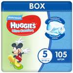 Подгузники для мальчиков Huggies Ultra Comfort Disney 5 12-22кг 105 шт.