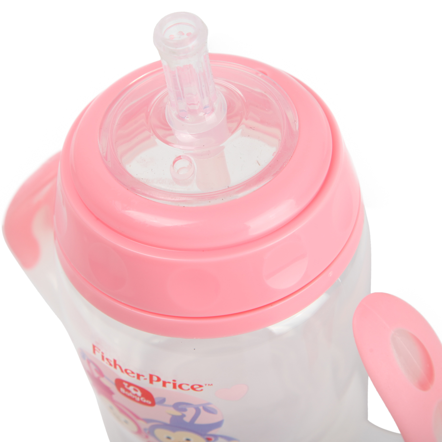 Поильник BabyGo Fisher Price 180мл Pink C1-0001 - фото 4