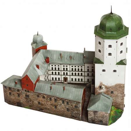 Сборная модель Умная бумага Архитектура Выборгский замок 435
