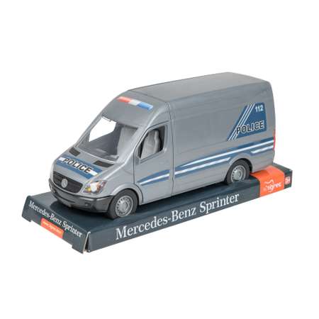 Машинка TIGRES Mercedes Sprinter полиция на планшетке 39713