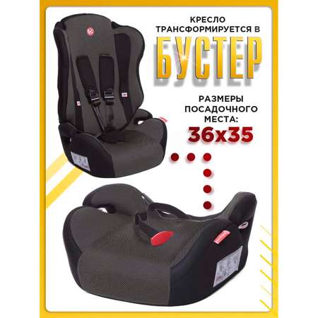 Автокресло BabyCare Upiter карбон черный