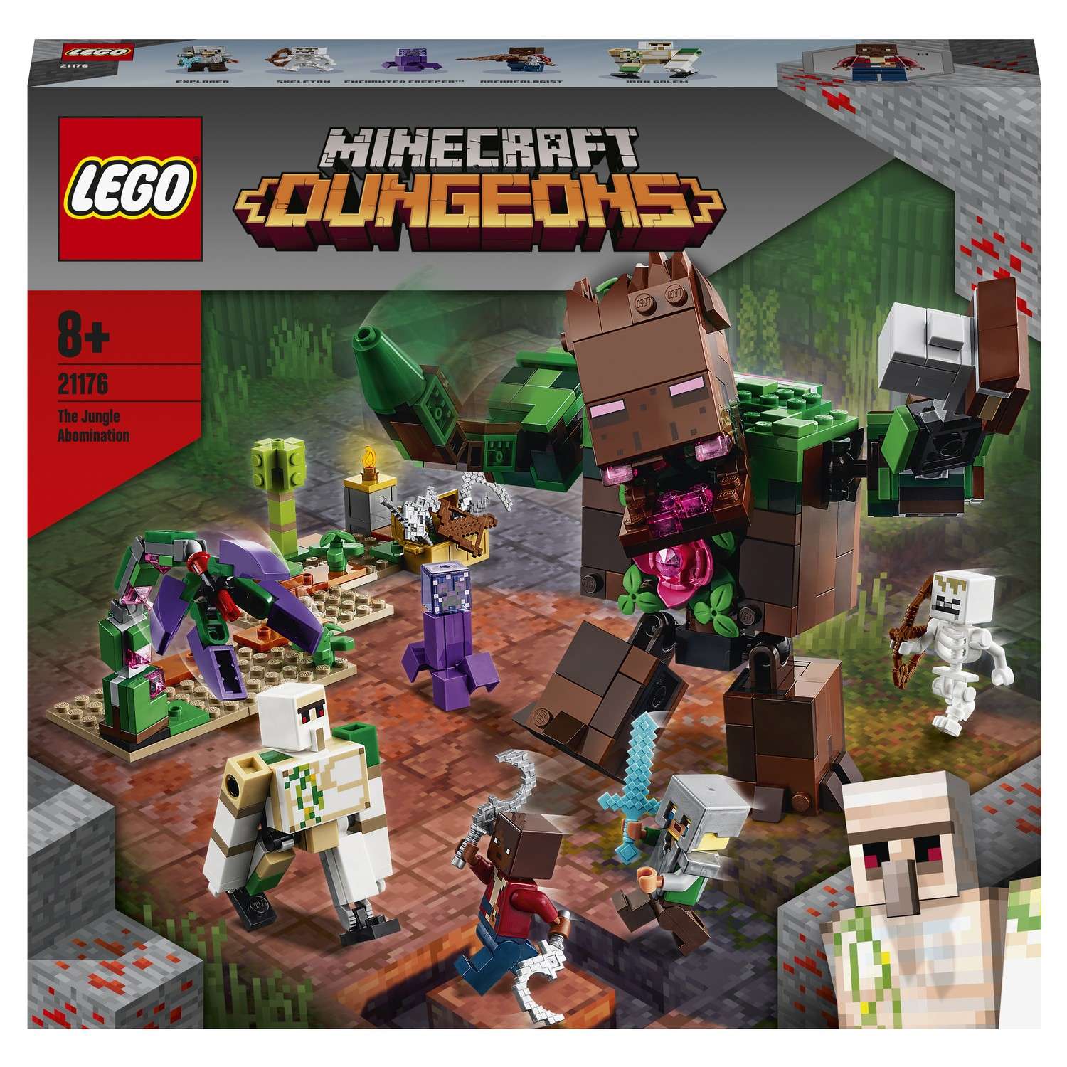 Конструктор LEGO Minecraft Мерзость из джунглей 21176 - фото 2