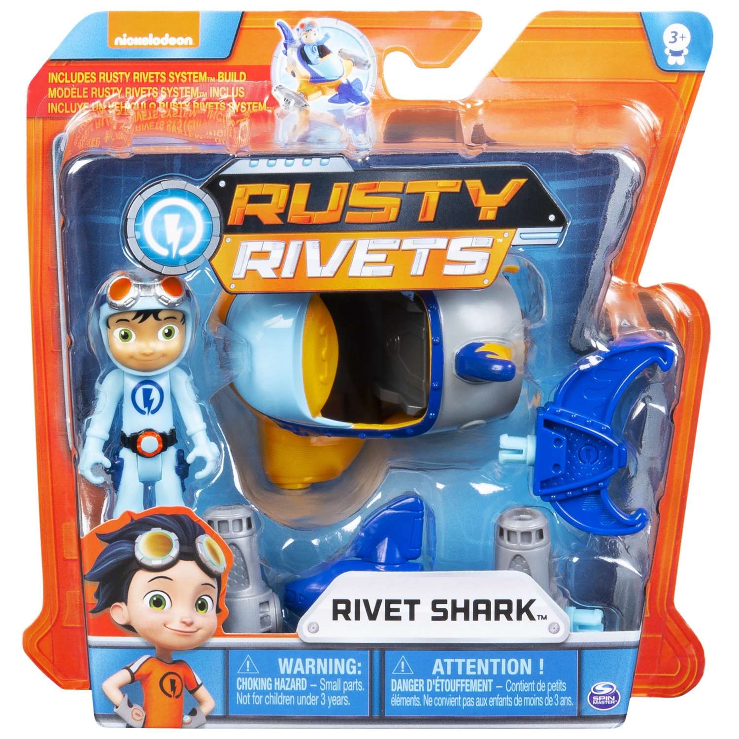 Фигурка Rusty Rivets с машинкой Rusty Sub 6043978/20105092 6043978/20105092 - фото 2