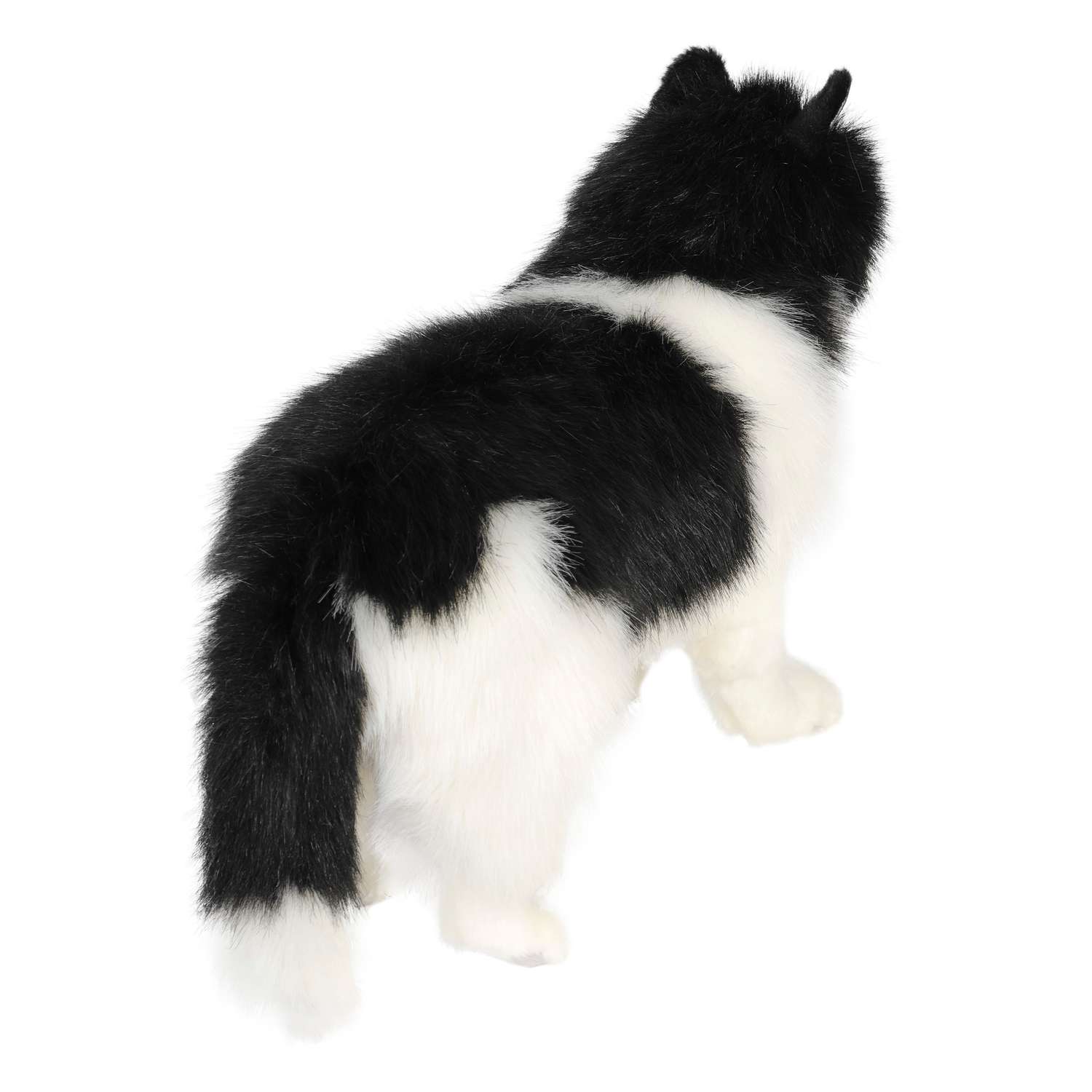 Реалистичная игрушка HANSA Кошка чёрно-белая 46 см - фото 9