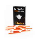 Игра логическая IQ PUZZLE Головоломка Кленовый Лист 10 деталей