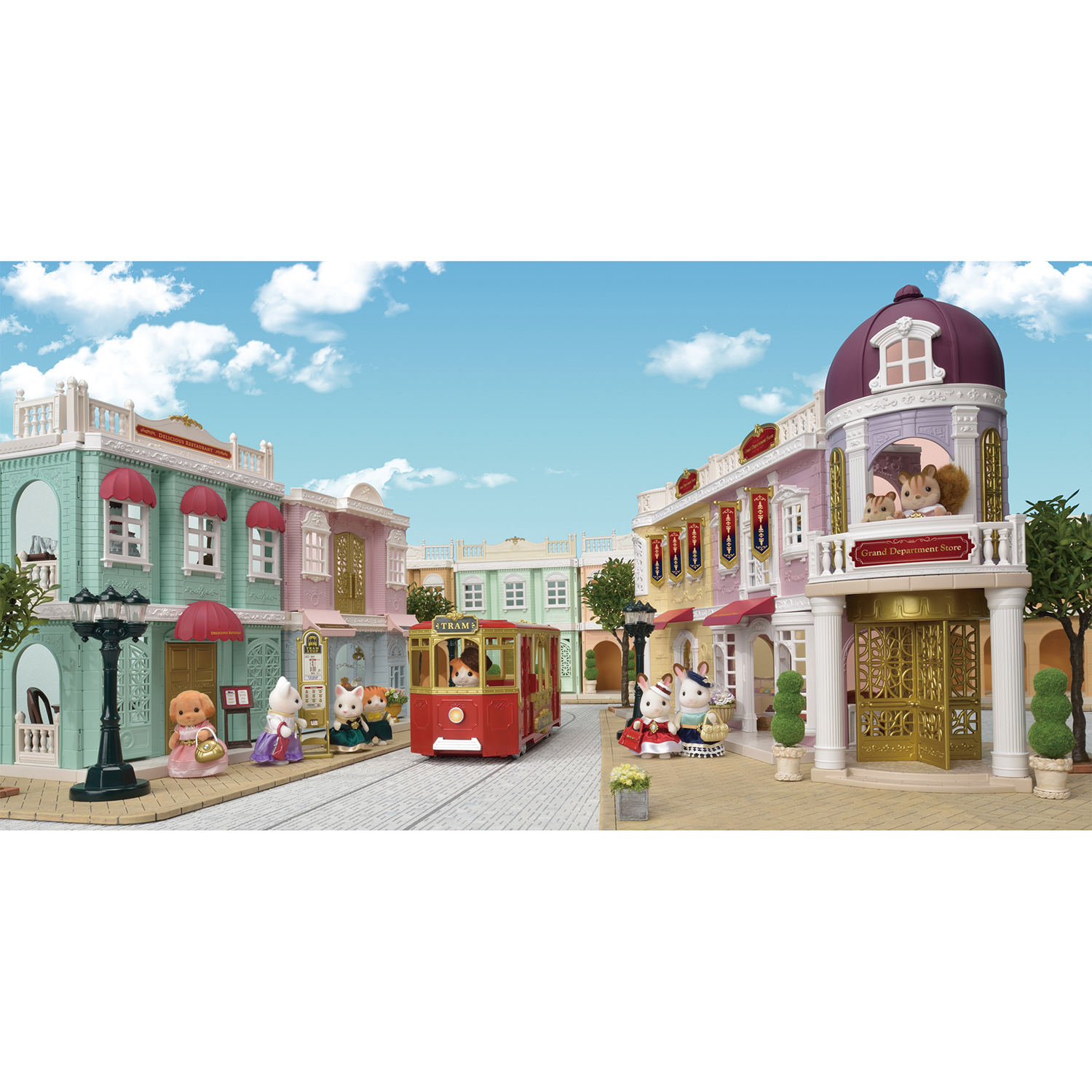 Набор SYLVANIAN FAMILIES TOWN Series Галерея «Гранд Таун» (подарочный набор) - фото 8