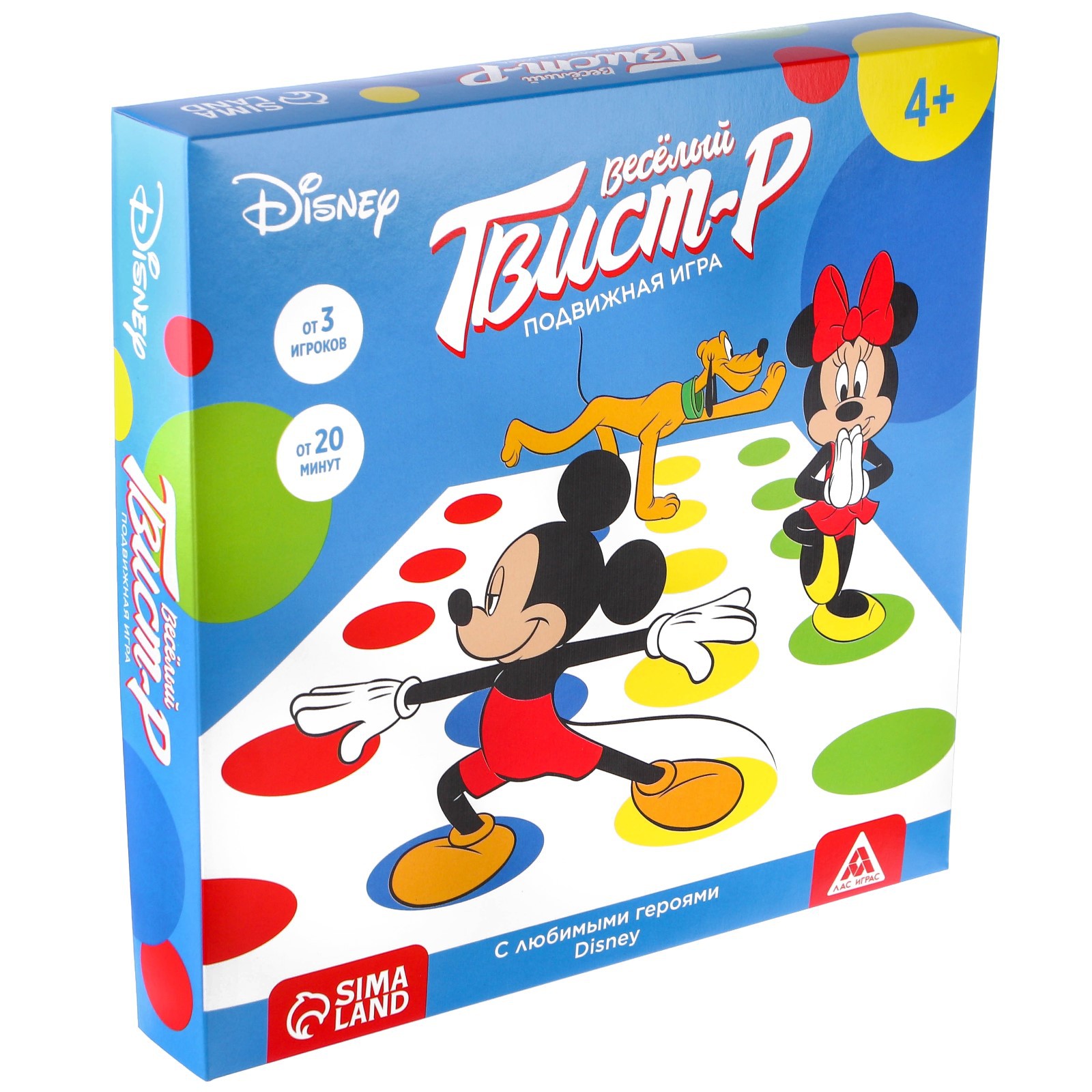 Подвижная игра Disney «Твист-р» напольная с фантами 6+ купить по цене 513 ₽  в интернет-магазине Детский мир