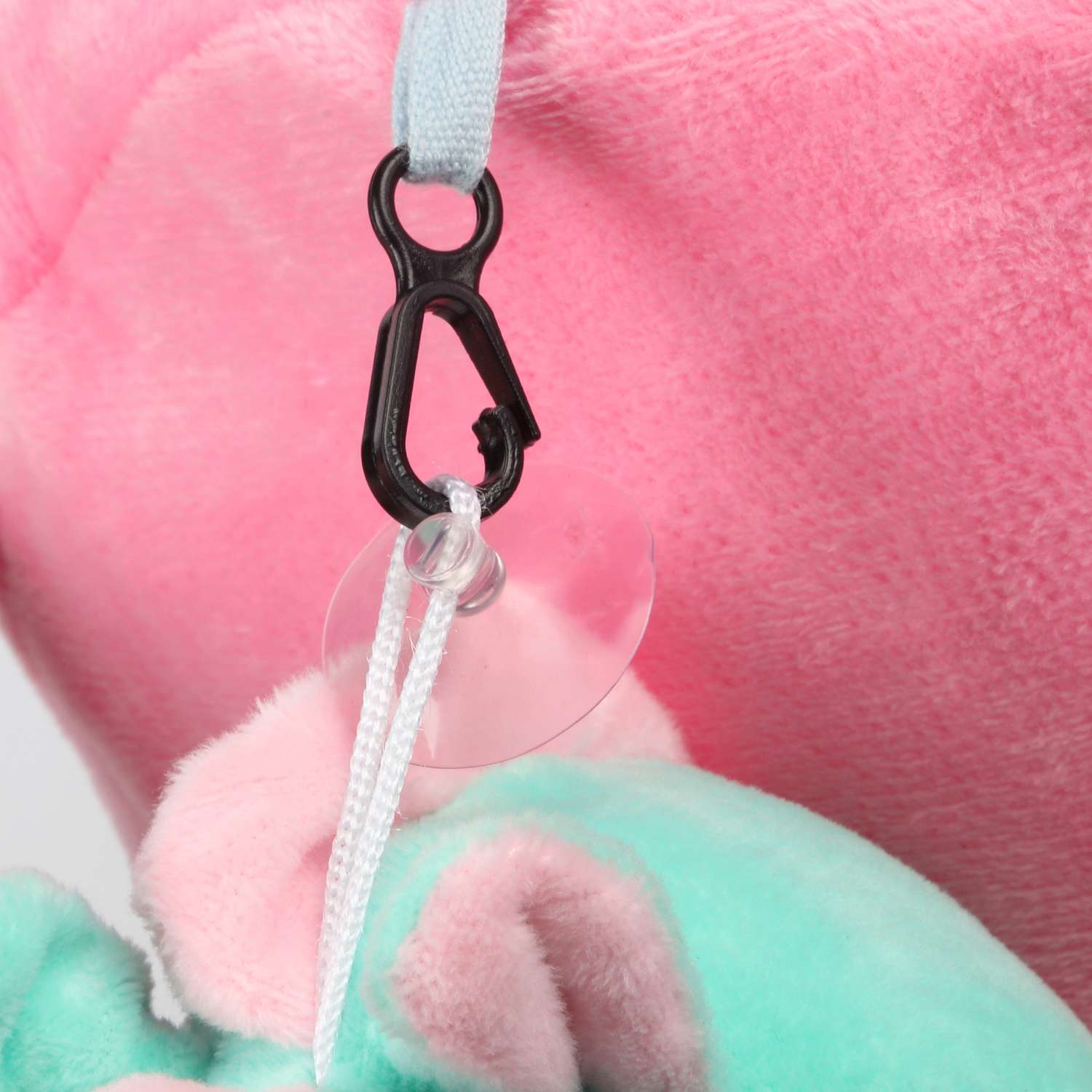 Рюкзак с игрушкой Little Mania розовый Дракоша светло-зеленый - фото 5