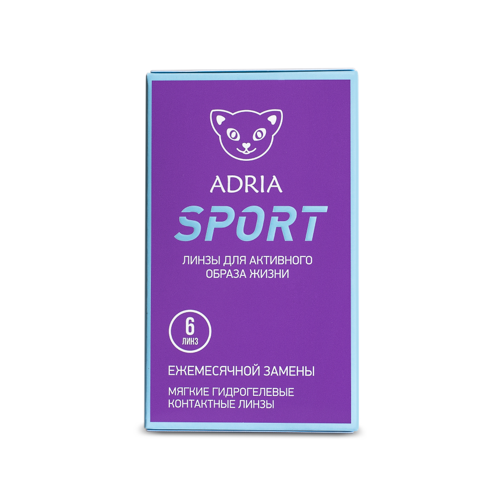 Контактные линзы ADRIA Sport 6 линз R 8.6 -2.50 - фото 6