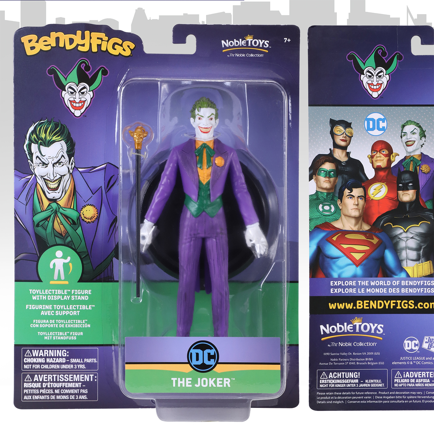 Фигурка DC Bendyfig Джокер 19 см гибкая - фото 8