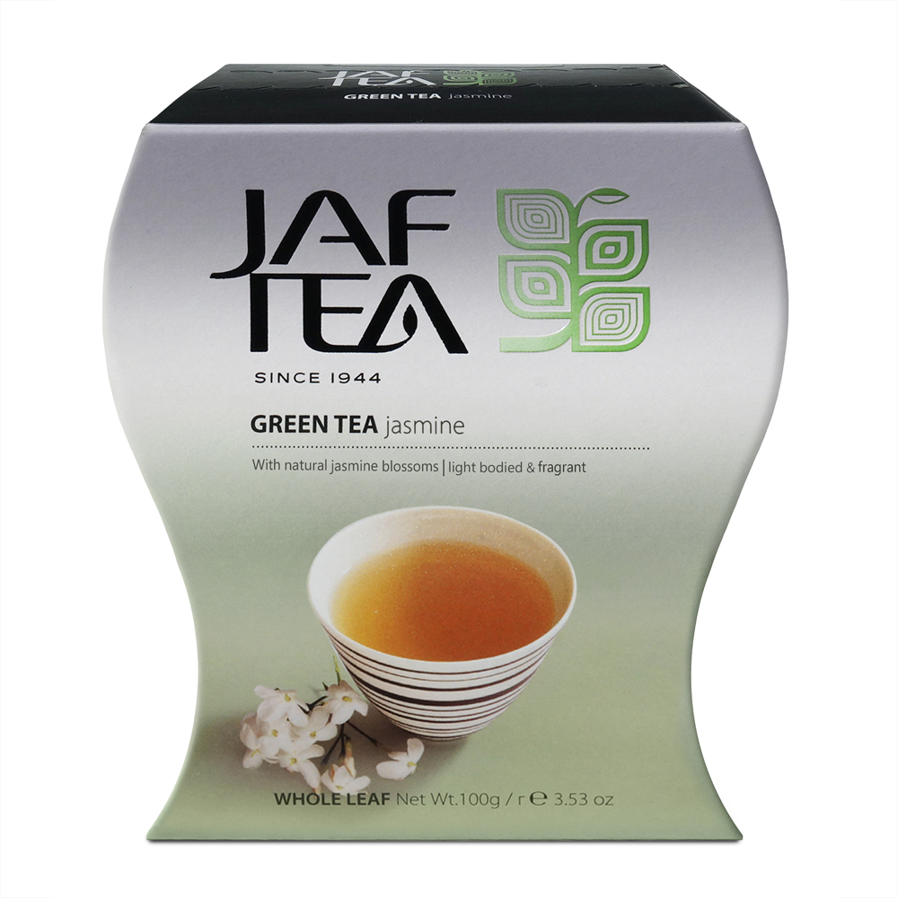 Чай зелёный JAF TEA с жасмином 100 г. - фото 1