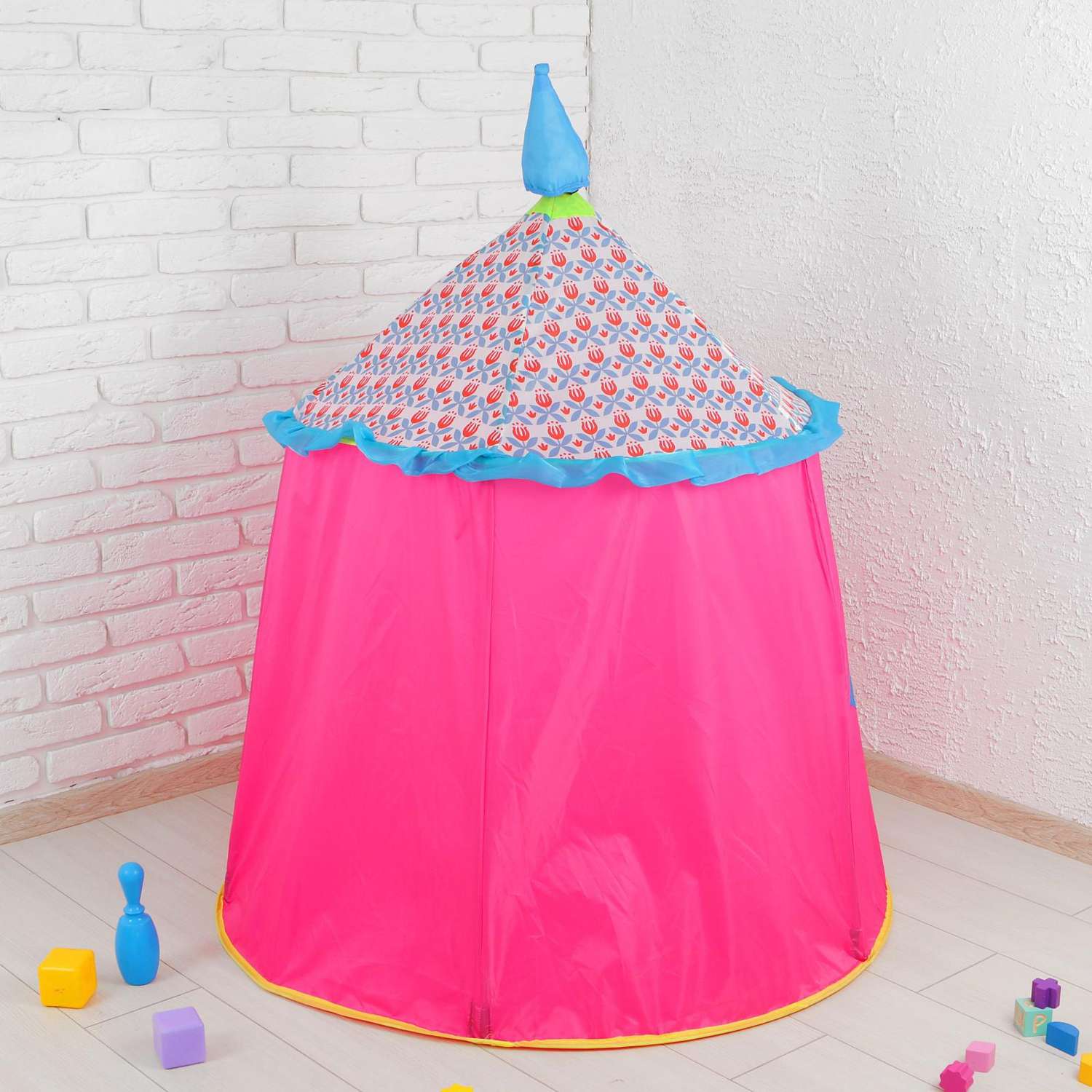 Палатка детская игровая Sima-Land Розовый шатер - фото 4