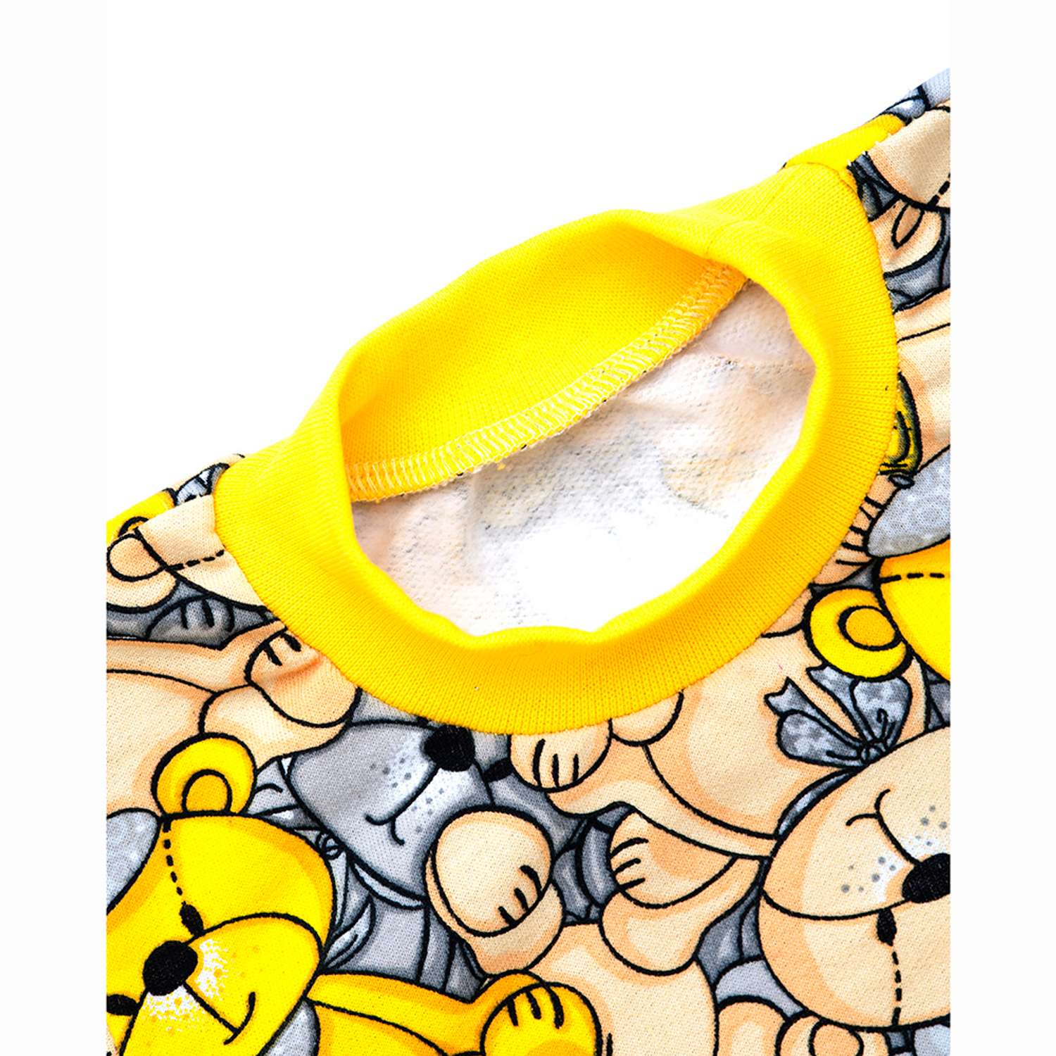 Пижама ЛИМПОПО 6-550 Мишутка желтый - фото 3
