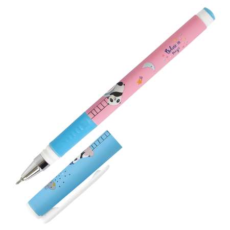 Ручка масляная Lorex Stationery Double Soft Illegally Cute Panda Синий LXOPDS-IC3