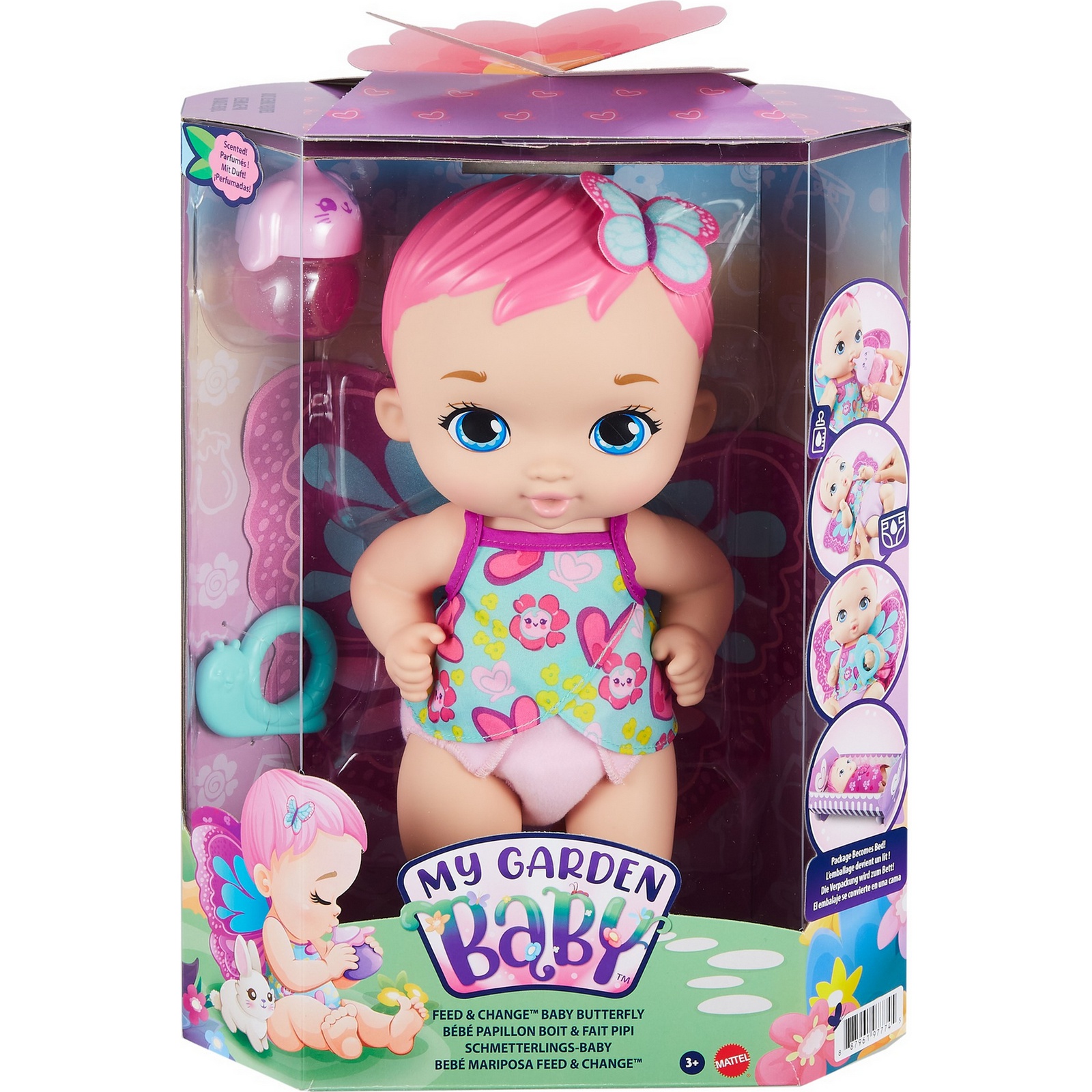 Кукла My Garden Baby Малышка-фея Цветочная забота Розовая GYP10 GYP10 - фото 2