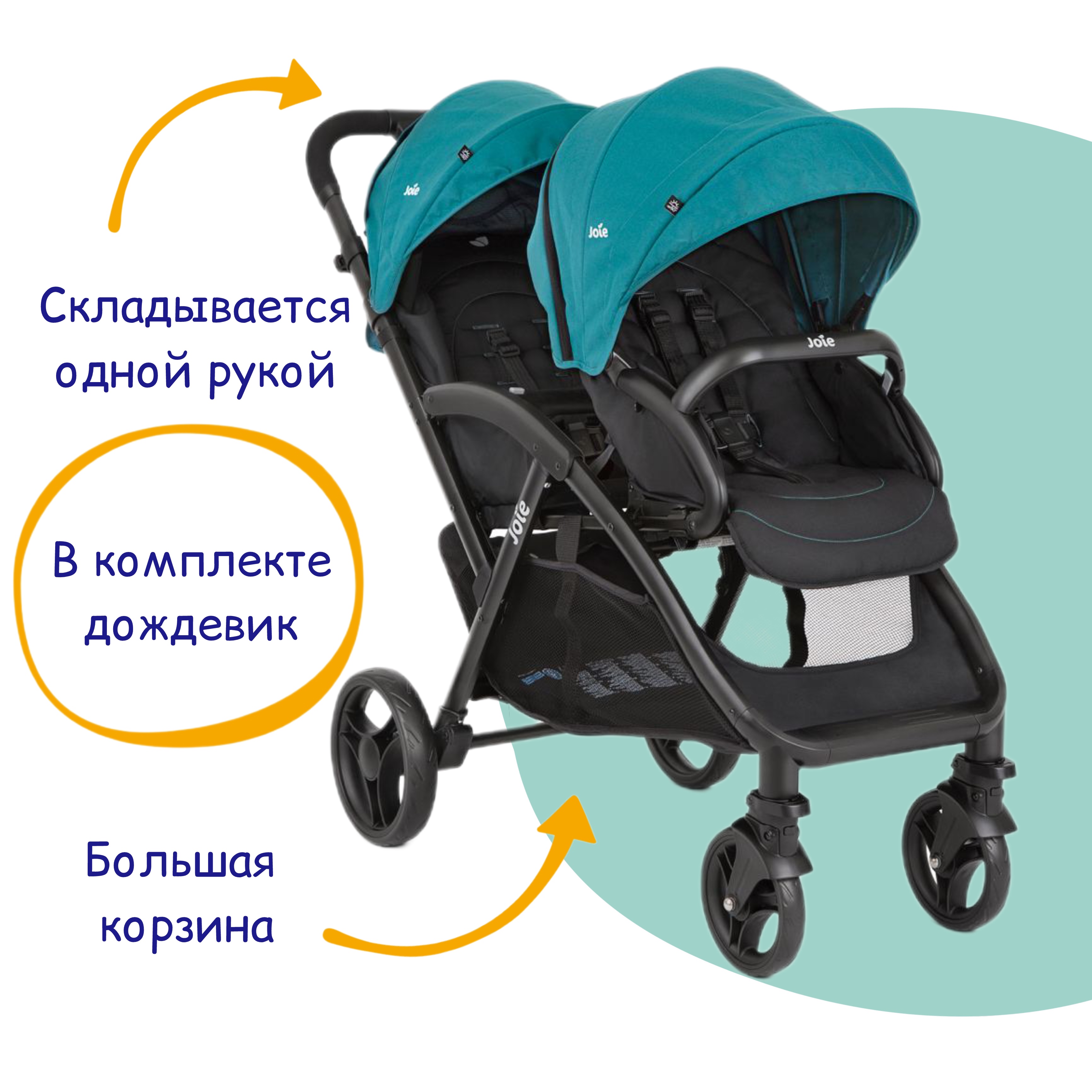 Коляска Joie Evalite Duo Capri - фото 1