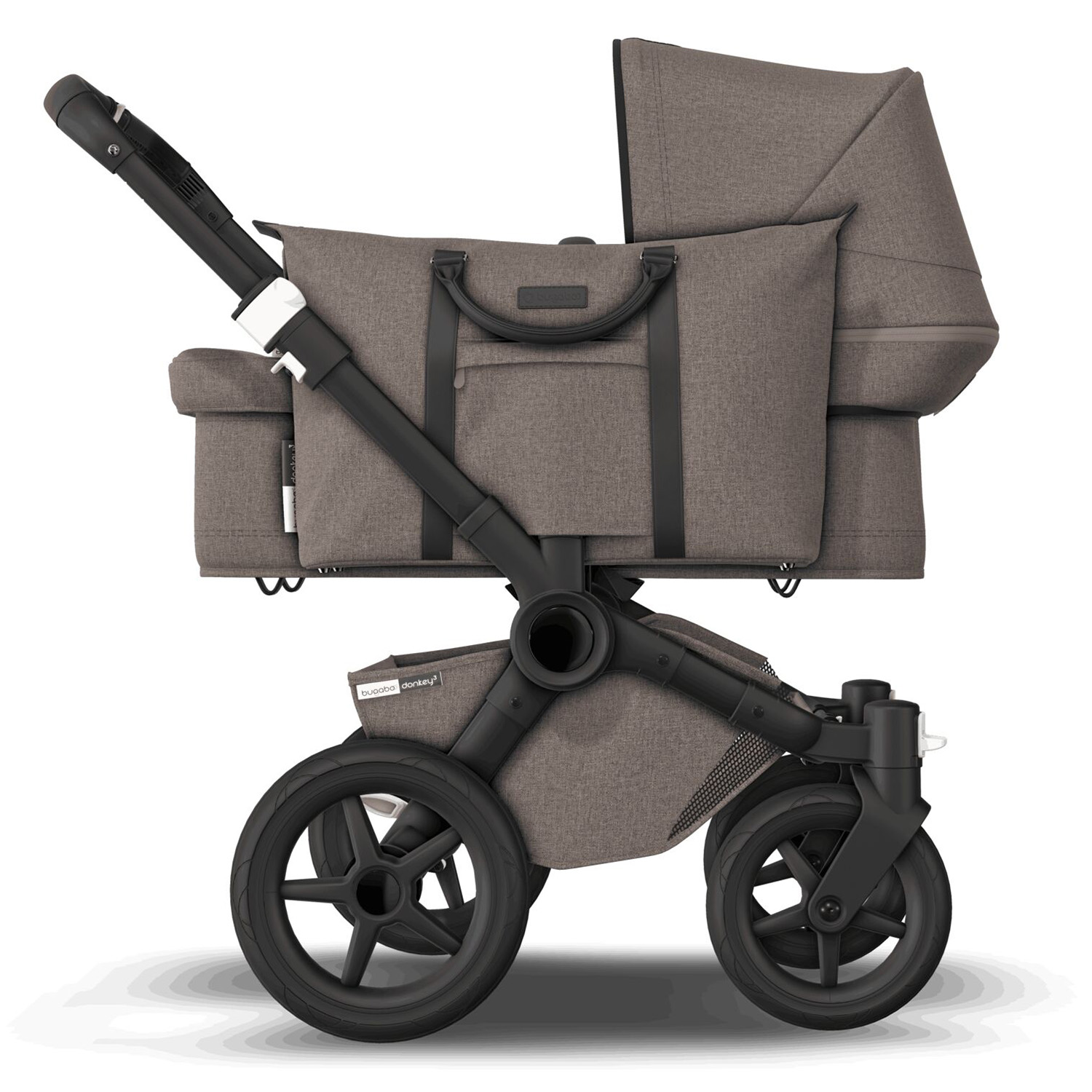 Коляска 2 в1 Bugaboo Donkey3 Complete Mineral Black-Taupe 189154AM01 - фото 15