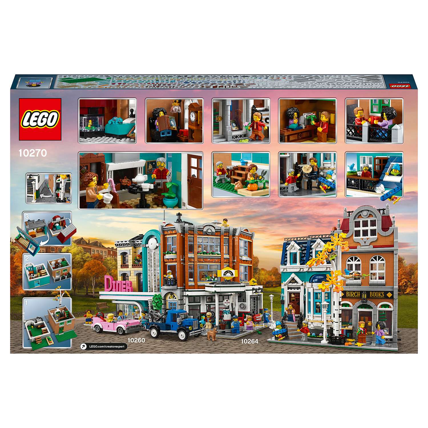 Конструктор LEGO Creator Expert Книжный магазин 10270 - фото 3