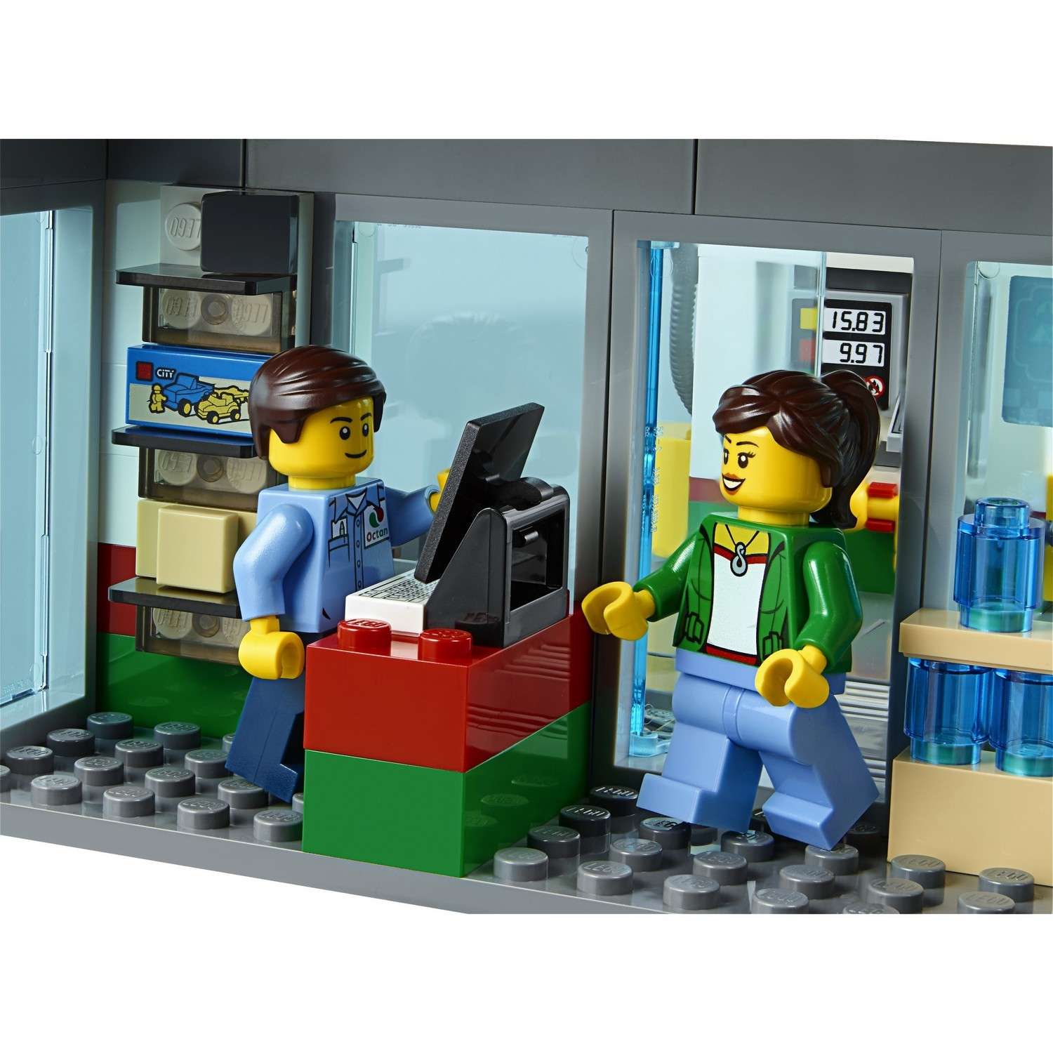 Конструктор LEGO City Town Станция технического обслуживания (60132) - фото 12