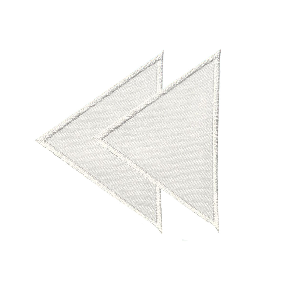 Термоаппликация Prym нашивка Треугольник белый 4х6 см 2 шт для ремонта и украшения одежды 925467 - фото 7