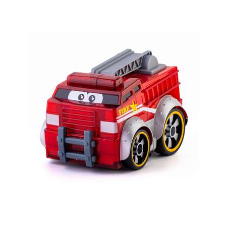 Машинка Bburago Junior Пожарная машина для малышей Push Glow со светом и звуком