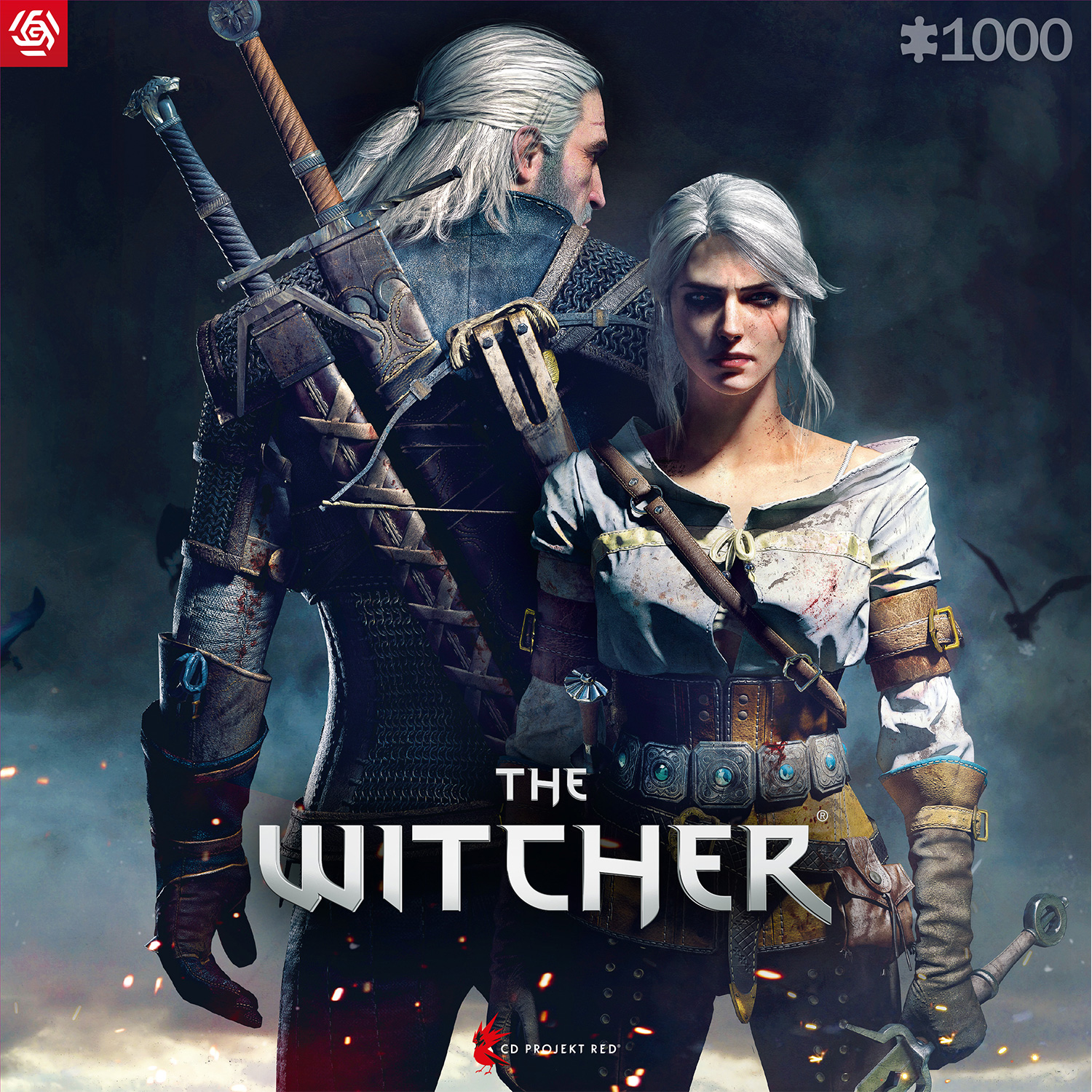 Пазл Good Loot The Witcher Geralt and Ciri - 1000 элементов Gaming серия - фото 8