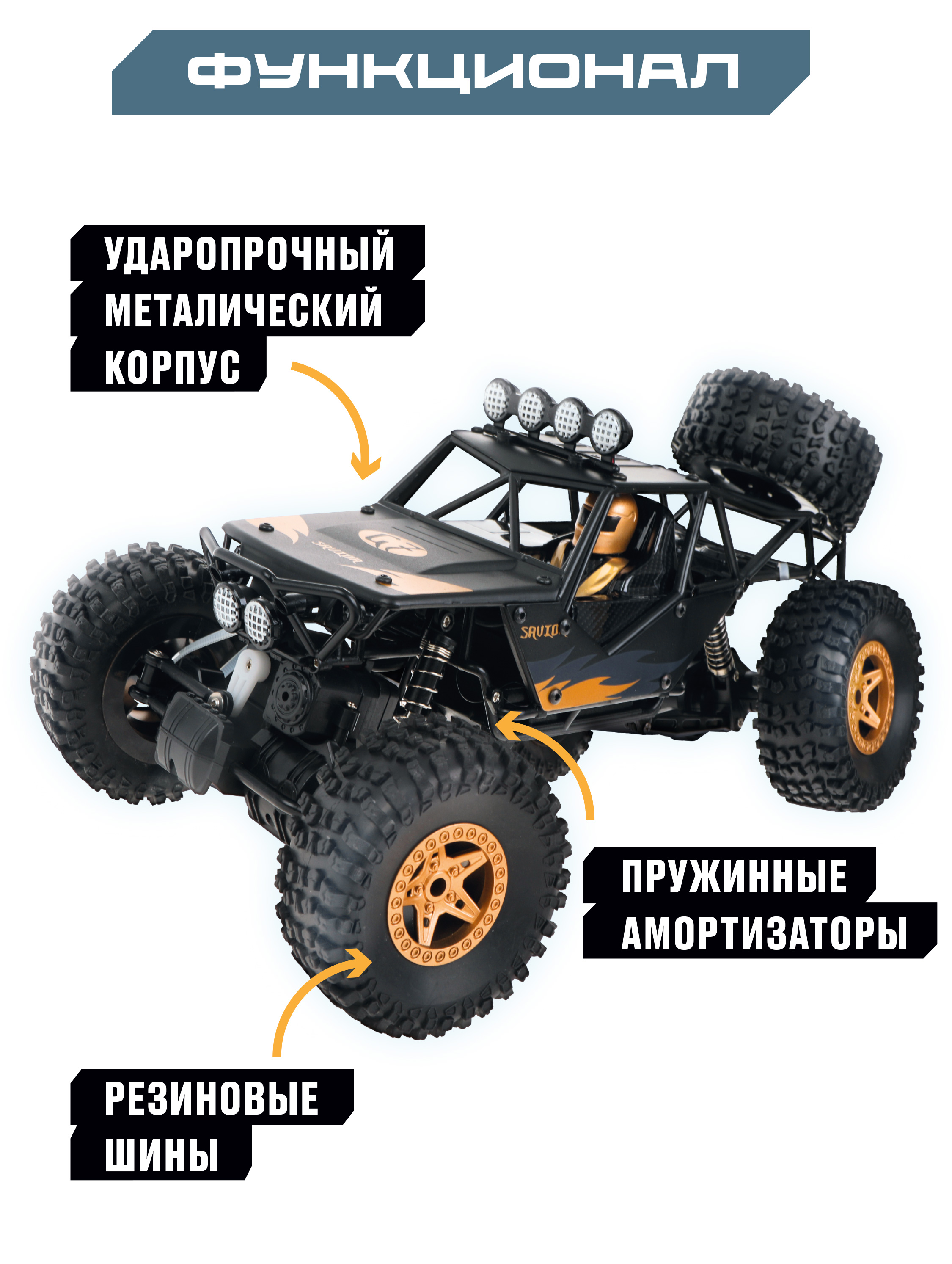 Автомобиль РУ CROSSBOT 1:12 - фото 2