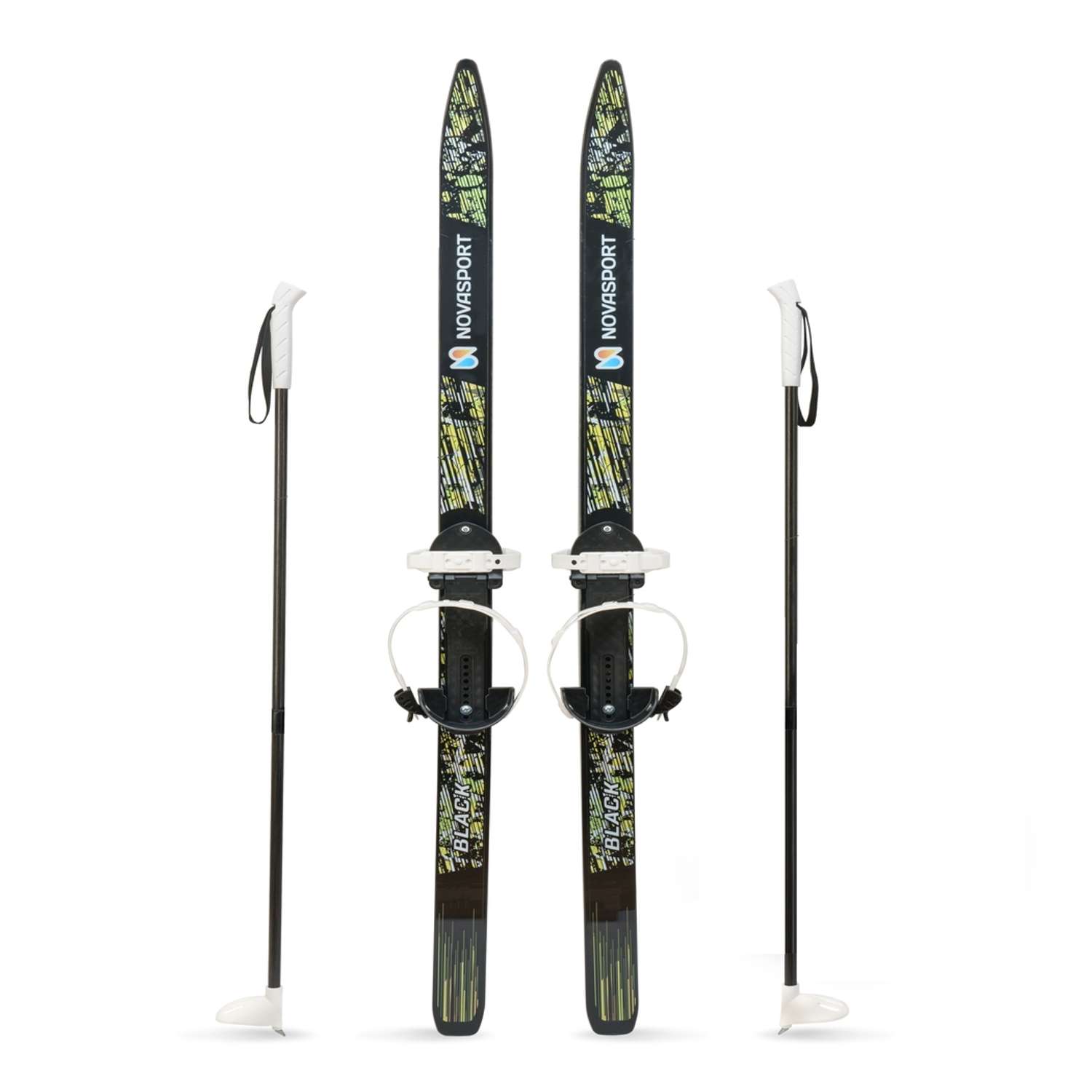 Лыжный комплект Novasport Black 150 см - фото 1