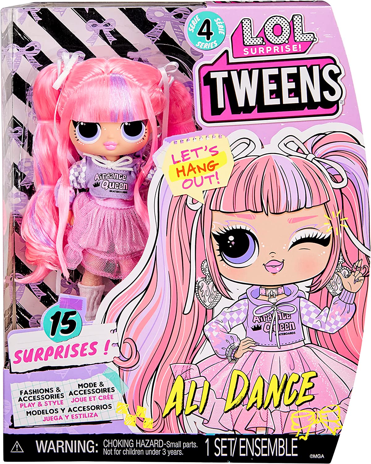 Игровой набор с куклой L.O.L. Surprise! Tweens 4 серия Ali Dance 588726  купить по цене 3690 ₽ в интернет-магазине Детский мир