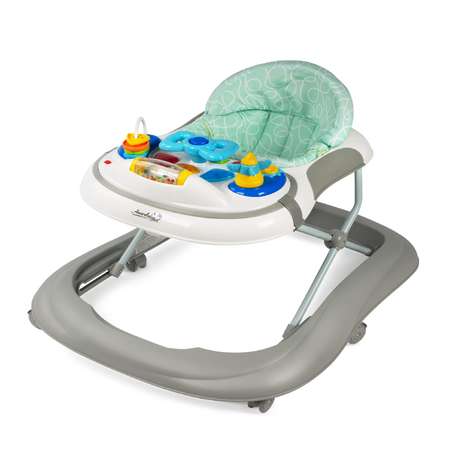 Ходунки детские AmaroBaby с электронной игровой панелью Strolling Baby GRAY серый