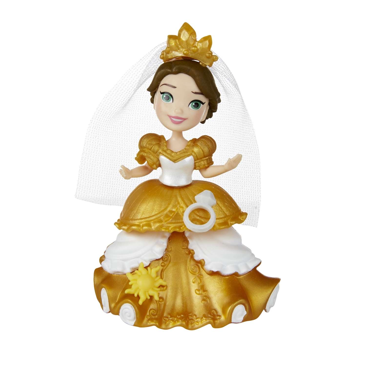 Игровой набор Princess маленькая кукла Принцесса и свадьба Рапунцель B5343EU40 B5341EU4 - фото 4