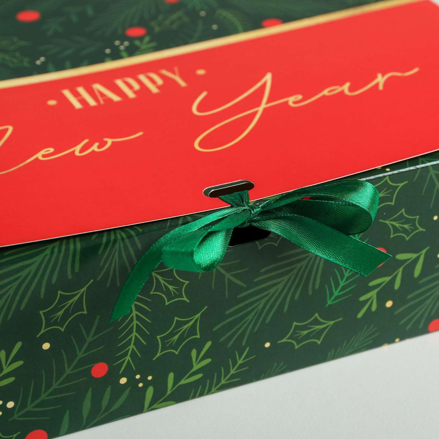 Складная коробка Дарите Счастье подарочная «С новым годом». 31×24.5×9 см - фото 3